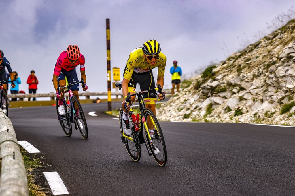 Tour de France 2021 - Sorgues - Malaucene 198,9 km - 07/07/2021 - Tadej Pogacar (SLO - UAE Team Emirates) - Rigoberto Uran (COL - EF Education - Nippo) - photo Luca Bettini/BettiniPhoto©2021