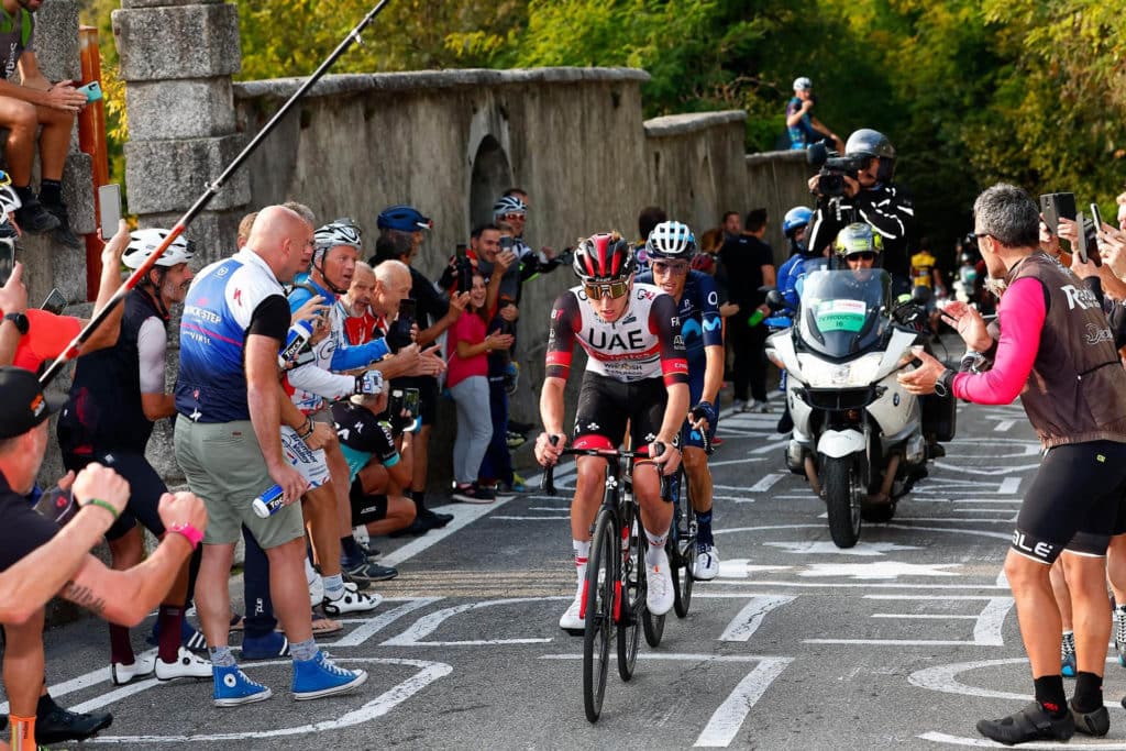 Pogacar dans le final du Tour de Lombardie